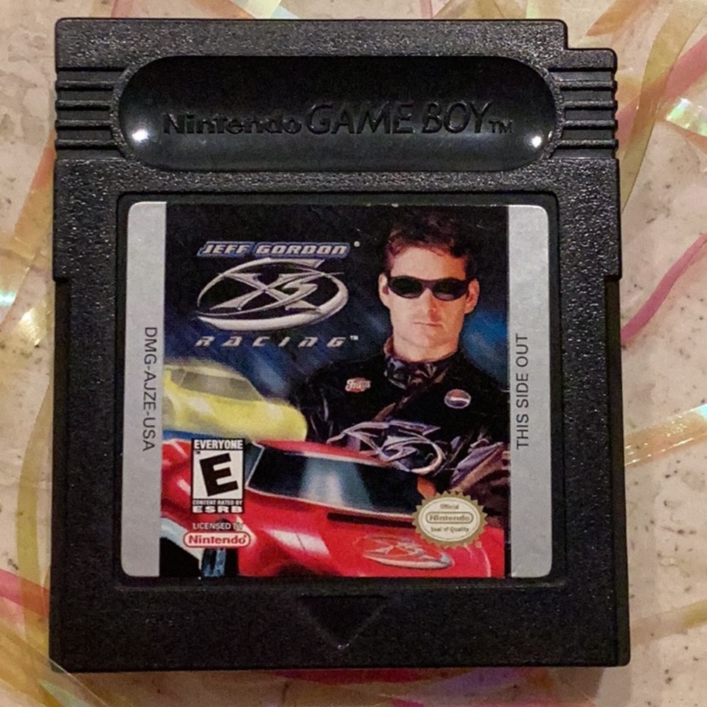 Jeff Gordon XS Racing Nintendo Game Boy Color Game GameBoy Authentic